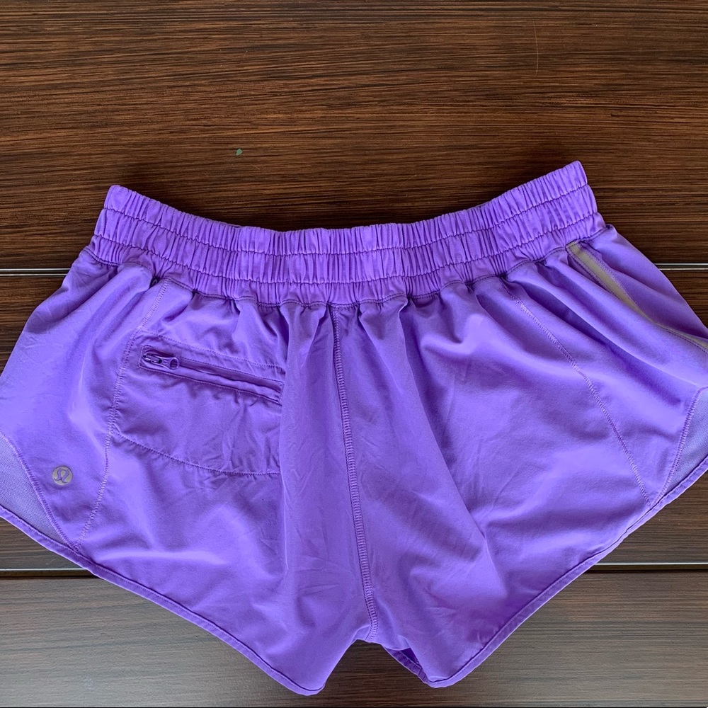 Lululemon purple Hotty hot short